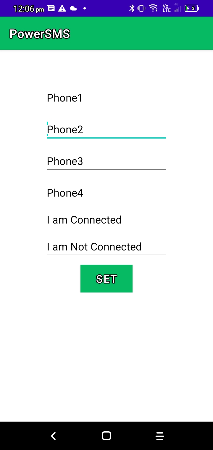 Project One - PowerSMS